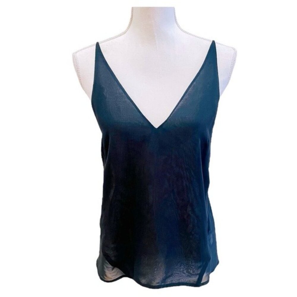 J Brand Black Sleeveless Blouse Small